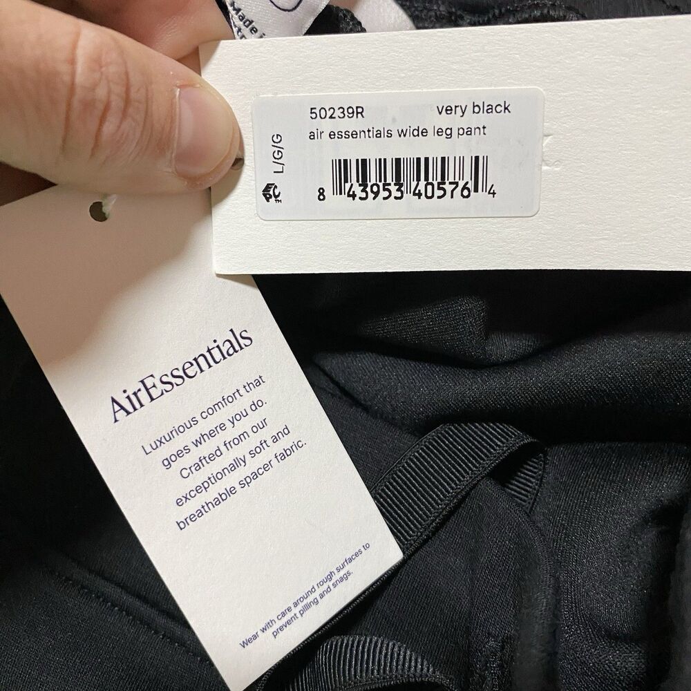 NWT Spanx Air Essentials Wide Leg Pants Women’s Large Black - Picture 5 of 6